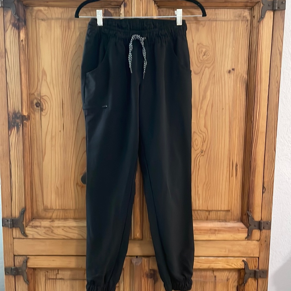 Jaanuu Black Scrub Pants XS